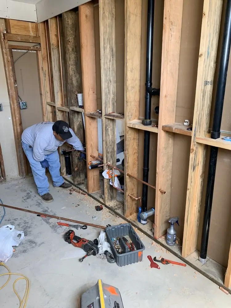 Commercial rough-in plumbing for Gas Line Repair in Parkwood Lake